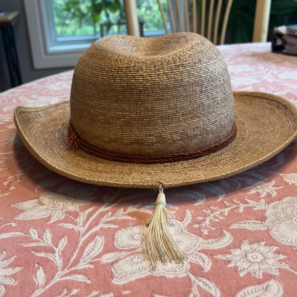 Vintage Sahuayo Legitimo Straw Sun Hat - made in Mexico  size 57 or Medium - Picture 5 of 10